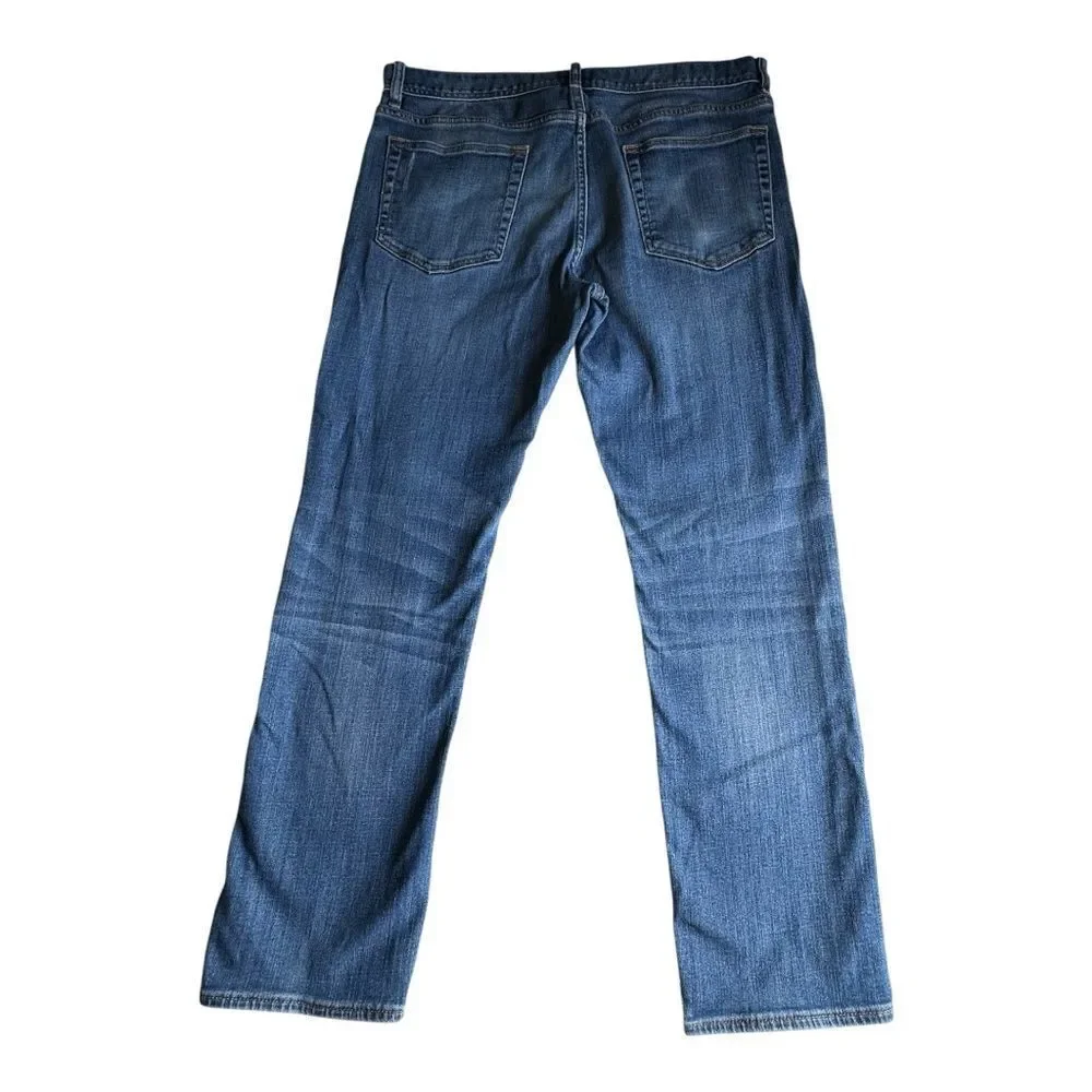 J. Crew Sutton straight-fit distressed jean men’s 33x30
